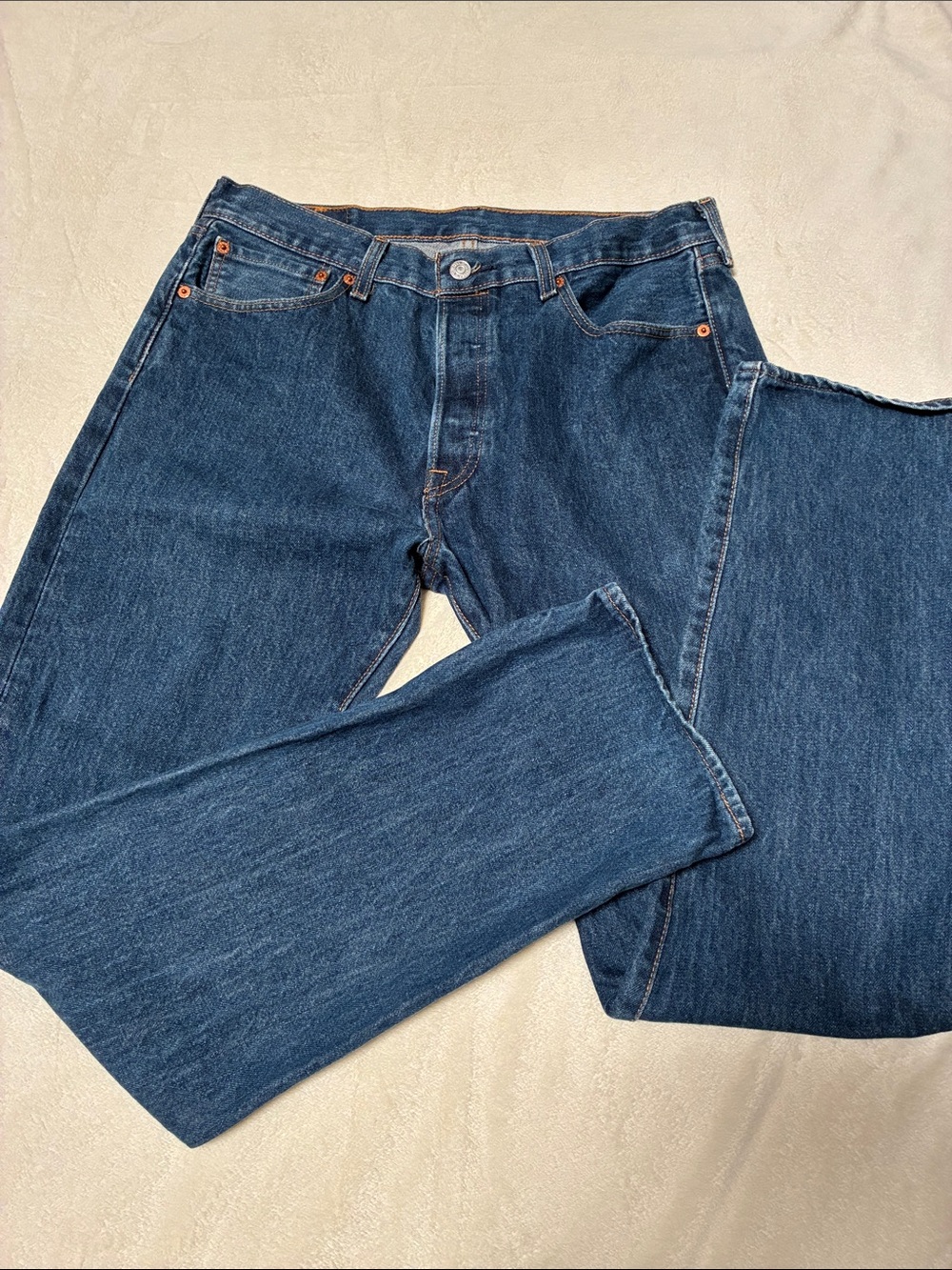 Levi's Men’s Indigo Blue Straight Jeans